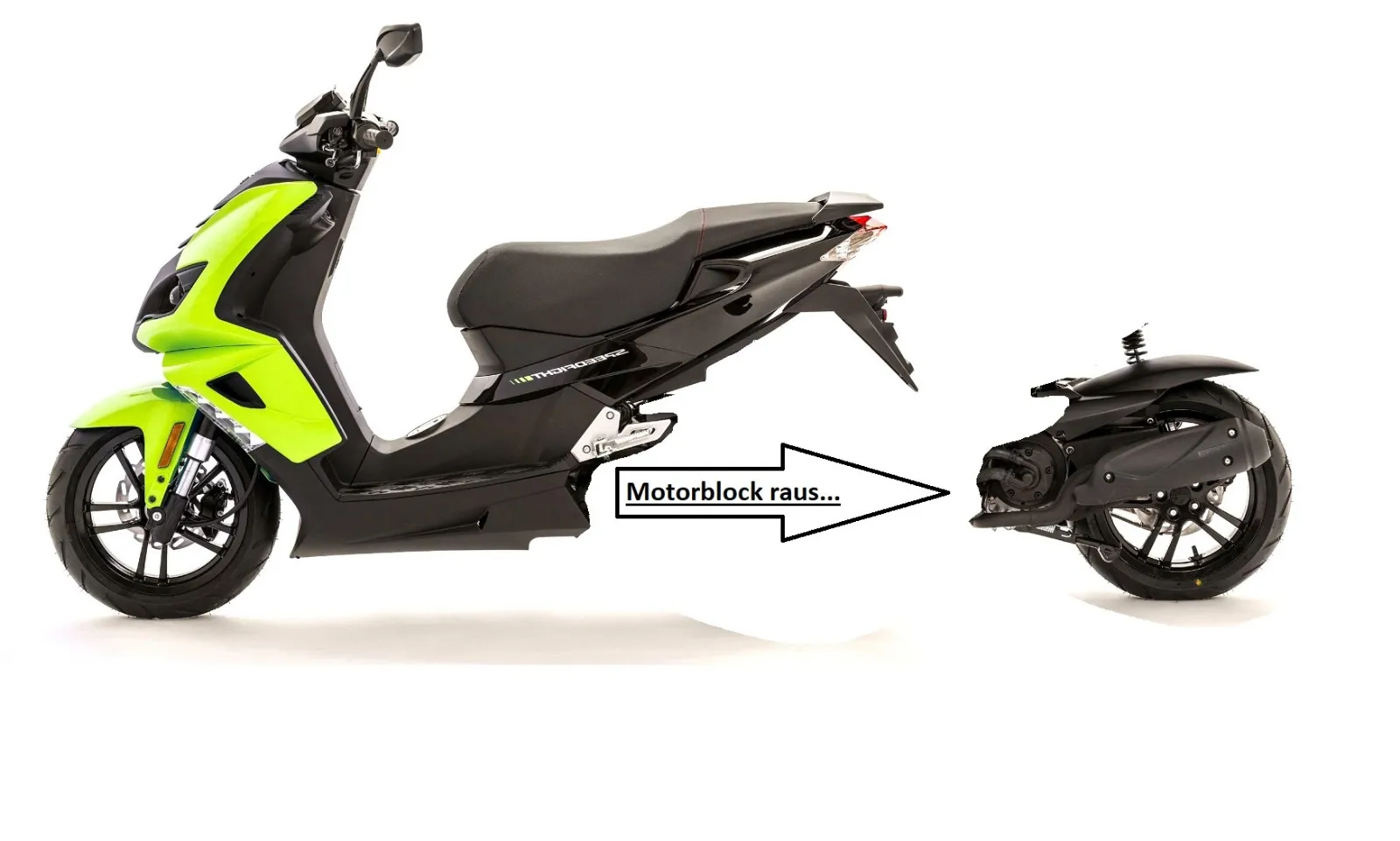 Radnabenmotor Detail