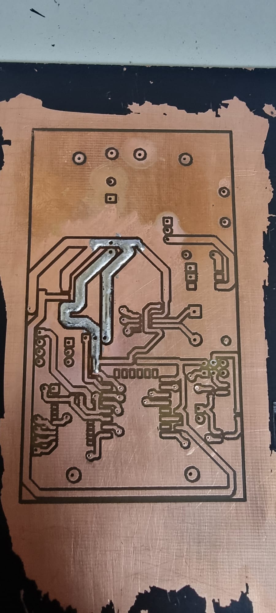 Platinenlayout Detailansicht