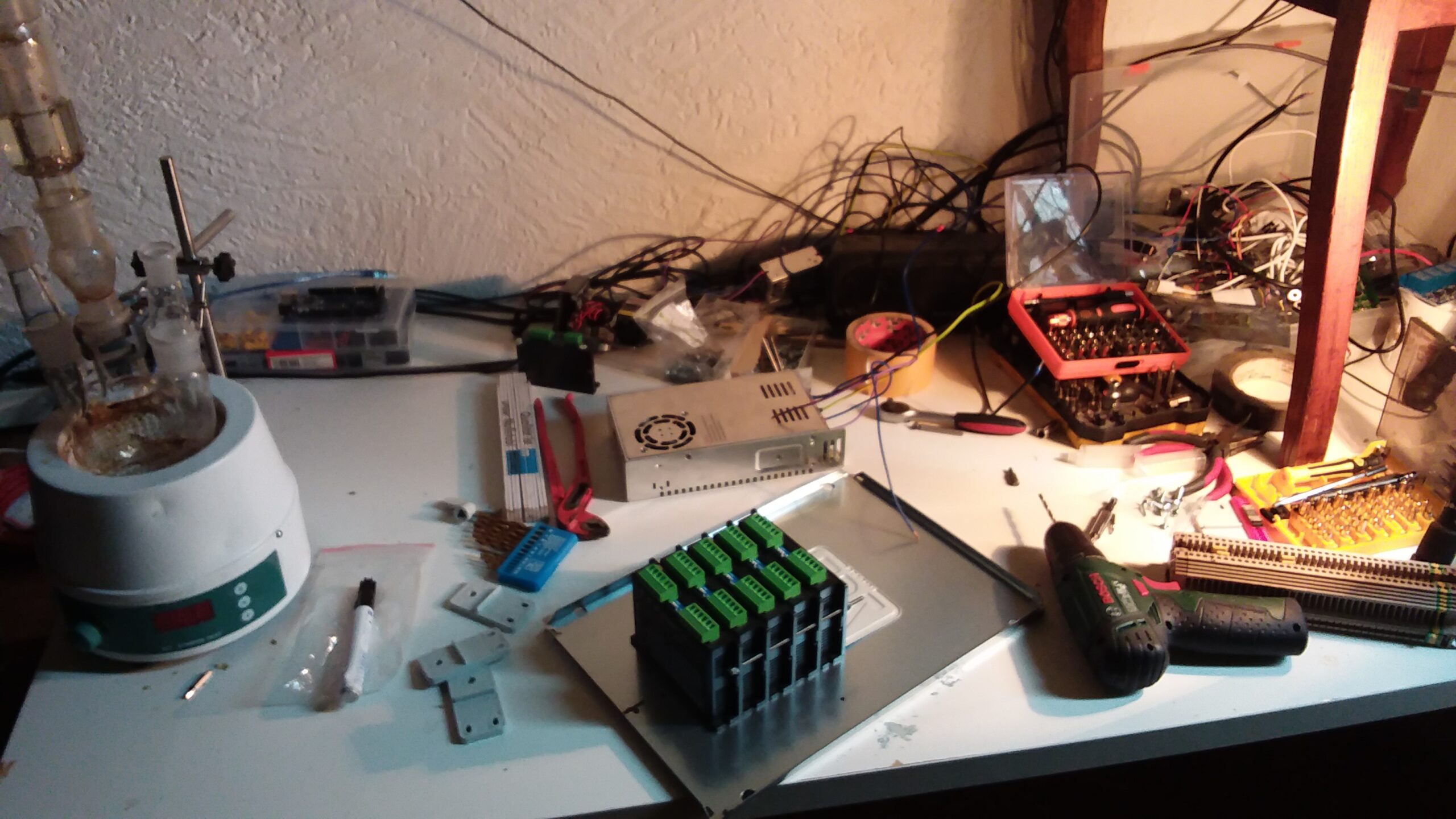 Roboterarm Verkabelung